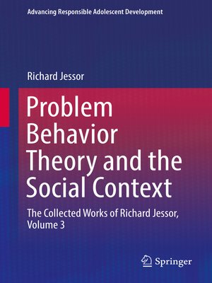 cover image of Problem Behavior Theory and the Social Context